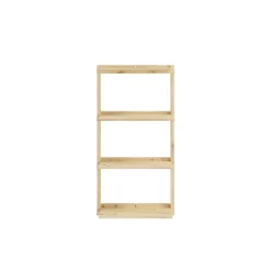 Karup Design Wandregal »Groove Shelving Narrow, Wandregal, Aufbewahrung, Deko, Platzsparend« (B/H/T ca: 66x25,5x127cm),inkl. 4 Abnehmbare Regalböden aus FSC®-zertifiziertem Massivholz