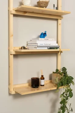 Karup Design Wandregal »Groove Shelving Narrow, Wandregal, Aufbewahrung, Deko, Platzsparend« (B/H/T ca: 66x25,5x127cm),inkl. 4 Abnehmbare Regalböden aus FSC®-zertifiziertem Massivholz