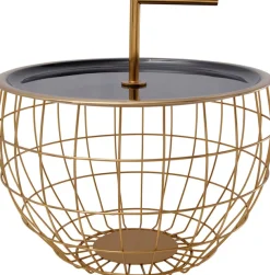 Kayoom Beistelltisch »Art Deco 500, Abstelltisch aus Metall,funktional und stabil« 1 Stk. tlg. Dekorativ, mit abnehmbarem Griff ( 13 cm ), Stauraumfunktion