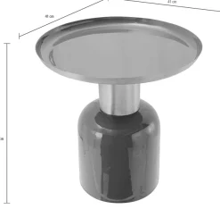 Kayoom Beistelltisch »Art Deco 825, Abstelltisch aus Metall,funktional und stabil« 1 Stk. tlg. Dekorativ, glanzvolle Lackierung, stilvolles Design