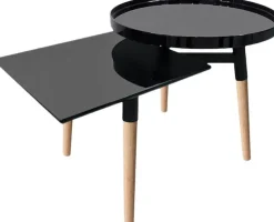 Kayoom Beistelltisch »Butler 320, attraktiver Beistelltisch« 1 Stk. tlg. Durchmesser runde Platte: ca. 49,5 / Eckige Platte: 40 x 40 cm