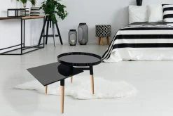 Kayoom Beistelltisch »Butler 320, attraktiver Beistelltisch« 1 Stk. tlg. Durchmesser runde Platte: ca. 49,5 / Eckige Platte: 40 x 40 cm