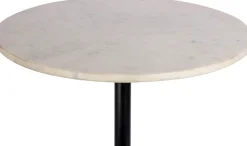 Kayoom Beistelltisch »Gordon 125, einzigartiges Design durch Herstellung in Handarbeit« 1 Stk. tlg. Industrial Style, Tischplatte aus Marmor, runde Form