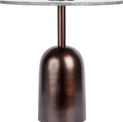 Kayoom Beistelltisch »Harry 125, luxuriöse Tischplatte aus 100% Marmor« 1 Stk. tlg. Tischplatte aus Marmor, stabiles Gestell aus Eisen