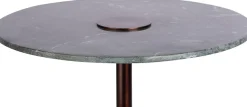 Kayoom Beistelltisch »Harry 125, luxuriöse Tischplatte aus 100% Marmor« 1 Stk. tlg. Tischplatte aus Marmor, stabiles Gestell aus Eisen