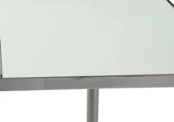 Kayoom Beistelltisch »Leva 125, Ablagefläche für Deko, Edelstahlgestell, Spiegelglasplatte« 1 Stk. tlg. modern, stabil, edel, modern, Edelstahlgestell