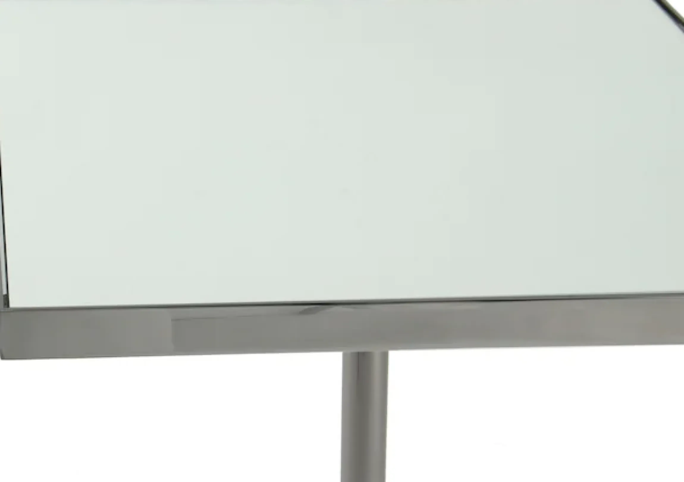 Kayoom Beistelltisch »Leva 125, Ablagefläche für Deko, Edelstahlgestell, Spiegelglasplatte« 1 Stk. tlg. modern, stabil, edel, modern, Edelstahlgestell