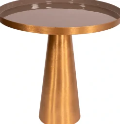 Kayoom Beistelltisch »Morrison 525, Beistelltisch in runder Form, stilvolles Retro-Design« 1 Stk. tlg. Tischplatte in Tablettform, moderne Farben, Tablettrandhöhe: 3 cm