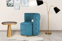 Kayoom Beistelltisch »Morrison 525, Beistelltisch in runder Form, stilvolles Retro-Design« 1 Stk. tlg. Tischplatte in Tablettform, moderne Farben, Tablettrandhöhe: 3 cm