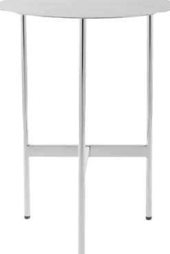 Kayoom Beistelltisch »Pema, Minimalistisches Design, Passt zu jedem Einrichtungsstil« 1 Stk. tlg. minimalistisches Gestelldesign aus Edelstahl, runde Ablagefläche