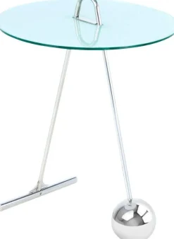 Kayoom Beistelltisch »Pendulum 525, mit runder Tischplatte« 1 Stk. tlg. Marmoroptik, Gestell im Pendel-Design, praktisch tragbar