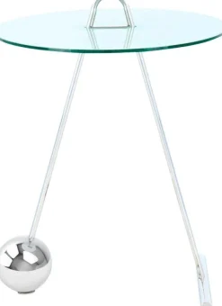 Kayoom Beistelltisch »Pendulum 525, mit runder Tischplatte« 1 Stk. tlg. Marmoroptik, Gestell im Pendel-Design, praktisch tragbar
