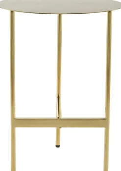 Kayoom Beistelltisch »Pero 125, Minimalistisches Design, Passt zu jedem Einrichtungsstil« 1 Stk. tlg. Gestelldesign aus Edelstahl, runde Ablagefläche, minimalistisch