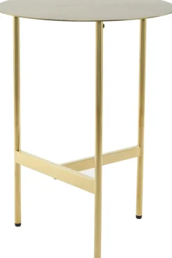 Kayoom Beistelltisch »Pero 125, Minimalistisches Design, Passt zu jedem Einrichtungsstil« 1 Stk. tlg. Gestelldesign aus Edelstahl, runde Ablagefläche, minimalistisch