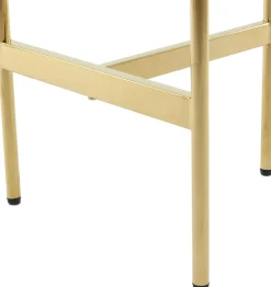 Kayoom Beistelltisch »Pero 125, Minimalistisches Design, Passt zu jedem Einrichtungsstil« 1 Stk. tlg. Gestelldesign aus Edelstahl, runde Ablagefläche, minimalistisch