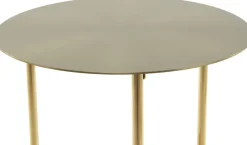 Kayoom Beistelltisch »Pero 125, Minimalistisches Design, Passt zu jedem Einrichtungsstil« 1 Stk. tlg. Gestelldesign aus Edelstahl, runde Ablagefläche, minimalistisch