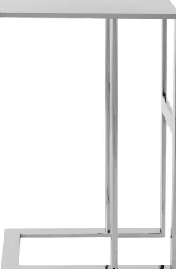 Kayoom Beistelltisch »Sten 125, Minimalistischer Stil, Gefertigt aus 100 % Edelstahl« 1 Stk. tlg. Minimalistischer Beistellisch in C-Form aus Edelstahl