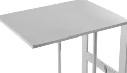 Kayoom Beistelltisch »Sten 125, Minimalistischer Stil, Gefertigt aus 100 % Edelstahl« 1 Stk. tlg. Minimalistischer Beistellisch in C-Form aus Edelstahl