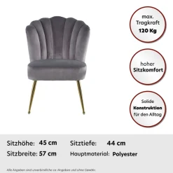 Kayoom Esszimmerstuhl »Stuhl Pippa, Rückenlehne im Retro-Stil, ausgefallene Rückenlehne« () 1 Stk.samtweicher Bezug, Eye-Catcher im Raum, ausgefallene Rückenlehne