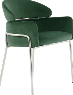 Kayoom Polsterstuhl »Stuhl Corey 125, komfortabler Stuhl,angesagter Retro-Look« () 1 Stk.samtweicher Bezug, pflegeleicht, sehr gemütlich, angesagter Retro-Look