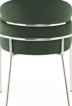Kayoom Polsterstuhl »Stuhl Corey 125, komfortabler Stuhl,angesagter Retro-Look« () 1 Stk.samtweicher Bezug, pflegeleicht, sehr gemütlich, angesagter Retro-Look