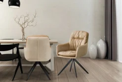 Kayoom Polsterstuhl »Stuhl Dian 125, hochwertige Verarbeitung, bequem, formschönes Design« () 1 Stk.360-Grad drehbar, hochwertige Verarbeitung, bequem