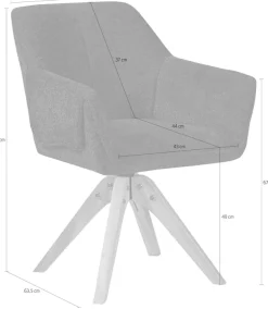 Kayoom Polsterstuhl »Stuhl Dian 225 bequem, formschönes Design« () 1 Stk.stabil & robust, hochwertige Verarbeitung, bequem