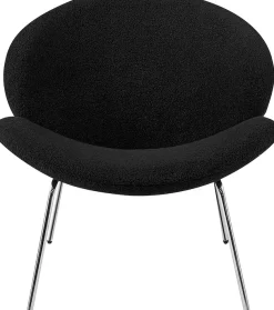 Kayoom Polsterstuhl »Stuhl Jaden 125 2er-Set, im angesagten Stoff mit dem Kräusel-Effekt« (Set) 2 Stk.Ästhetisch minimalistisches Design, Bouclé Stoff, breites Sitzen
