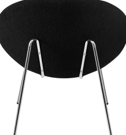 Kayoom Polsterstuhl »Stuhl Jaden 125 2er-Set, im angesagten Stoff mit dem Kräusel-Effekt« (Set) 2 Stk.Ästhetisch minimalistisches Design, Bouclé Stoff, breites Sitzen