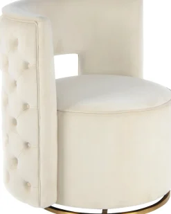 Kayoom Sessel »Drehsessel Sophistic,hochwertiges Gestell aus Eisen« Sessel, OTTOs Choice, 1 Stk. tlg. drehbar, elegant, samtweich, gesteppt,