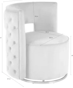 Kayoom Sessel »Drehsessel Sophistic,hochwertiges Gestell aus Eisen« Sessel, OTTOs Choice, 1 Stk. tlg. drehbar, elegant, samtweich, gesteppt,