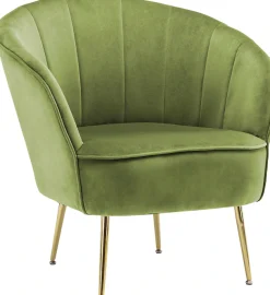 Kayoom Sessel »Poola 100, gemütlicher Cocktail-Sessel, edler Samtbezug« 1 Stk. tlg. samtweich, gesteppt, gemütlich, tiefe Sitzhöhe von 79cm