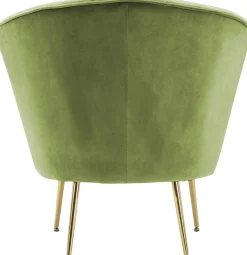 Kayoom Sessel »Poola 100, gemütlicher Cocktail-Sessel, edler Samtbezug« 1 Stk. tlg. samtweich, gesteppt, gemütlich, tiefe Sitzhöhe von 79cm