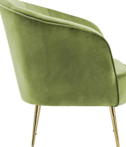 Kayoom Sessel »Poola 100, gemütlicher Cocktail-Sessel, edler Samtbezug« 1 Stk. tlg. samtweich, gesteppt, gemütlich, tiefe Sitzhöhe von 79cm