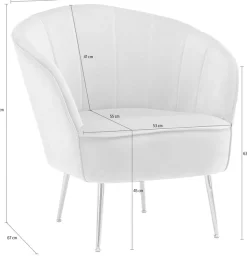 Kayoom Sessel »Poola 100, gemütlicher Cocktail-Sessel, edler Samtbezug« 1 Stk. tlg. samtweich, gesteppt, gemütlich, tiefe Sitzhöhe von 79cm