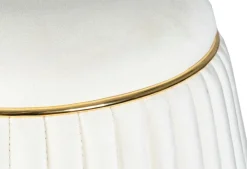 Kayoom Sitzhocker »Hocker Doric, trendiger Look, ästhetische Farbgebung, schöne Steppung« 1 Stk. tlg. komfortabel, hochqualitativ, pflegeleicht, in vielen Räumen zuhause