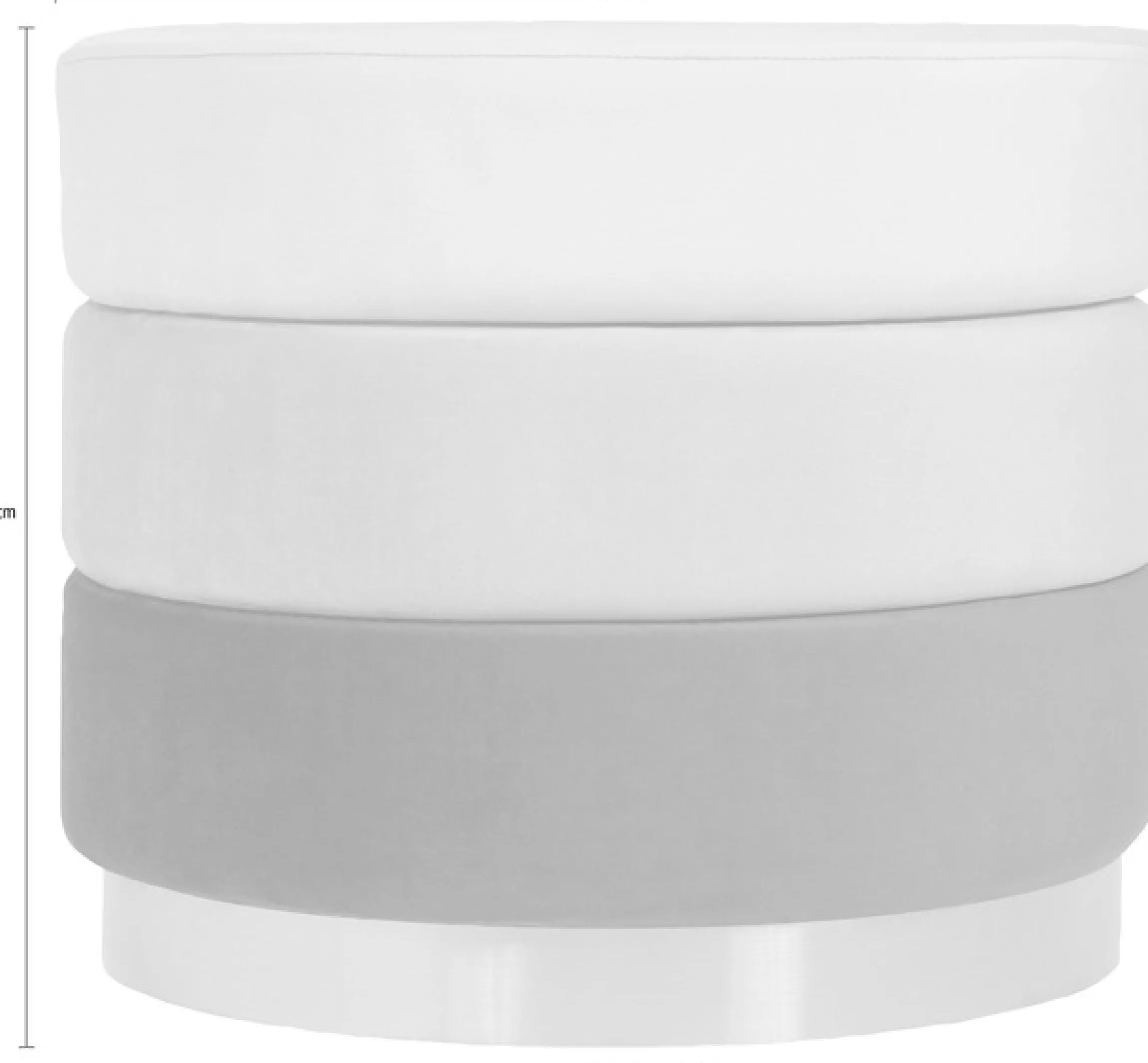 Kayoom Sitzhocker »Hocker Elyse, Edler Touch durch goldenen Sockel« 1 Stk. tlg. samtweich, hochwertig, Perfekt aufeinander abgestimmte Farben
