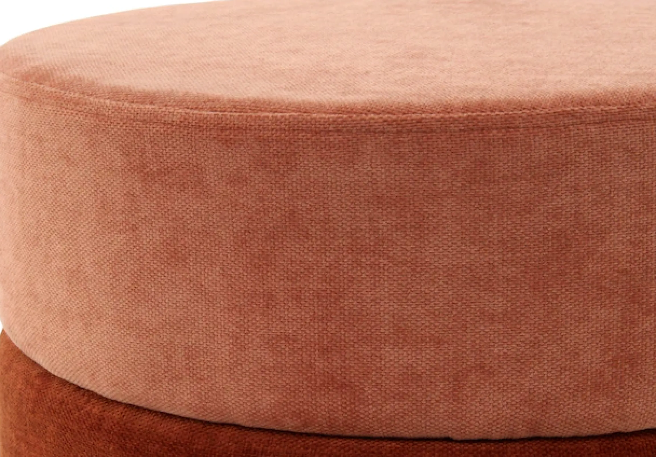 Kayoom Sitzhocker »Hocker Matilda 225, Komfortable runde Form, Gemütlicher Design-Hocker« 1 Stk. tlg. samtweich, elegant, gepolstert, große Sitzfläche