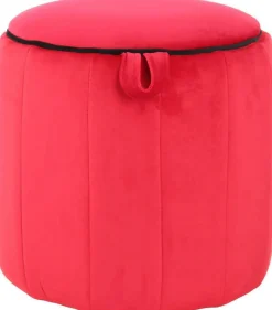 Kayoom Sitzhocker »Hocker Reese, Sitzhocker mit Komfort, samtweiche Oberfläche« 1 Stk. tlg. samtweich, dekorativ, detailreich, attraktive Farbgebung