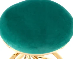 Kayoom Sitzhocker »Hocker Wesley 325,Sitzpouf in elegantem Design, Gestell aus Metall« 1 Stk. tlg. glamourös, hochwertig, mit weichem Sitzkissen und Stoffbezug