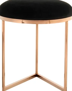 Kayoom Sitzhocker »Hocker Wynona 325,in stilvollem Design, mit dreieckiger Grundform« 1 Stk. tlg. glamourös, hochwertig, mit gepolsterter Sitzfläche in runder Form
