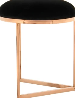 Kayoom Sitzhocker »Hocker Wynona 325,in stilvollem Design, mit dreieckiger Grundform« 1 Stk. tlg. glamourös, hochwertig, mit gepolsterter Sitzfläche in runder Form