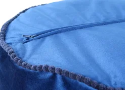 Kayoom Sitzhocker »Pouf Taj Mahal 225, samtweiche Oberfläche« 1 Stk. tlg. samtweich, verziert, Füllung aus flexiblen Styroporkugeln