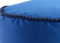 Kayoom Sitzhocker »Pouf Taj Mahal 225, samtweiche Oberfläche« 1 Stk. tlg. samtweich, verziert, Füllung aus flexiblen Styroporkugeln