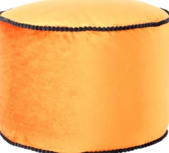 Kayoom Stauraumhocker »Pouf Taj Mahal 125, trendige samtige Oberfläche« 1 Stk. tlg. samtweich, farbig, modern, orientalisches Design