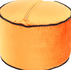 Kayoom Stauraumhocker »Pouf Taj Mahal 125, trendige samtige Oberfläche« 1 Stk. tlg. samtweich, farbig, modern, orientalisches Design