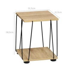 KESPER® Beistelltisch »in Sonoma Eichenholzoptik« 1 Stk. tlg. Stecksystem - kein Werkzeug notwedig