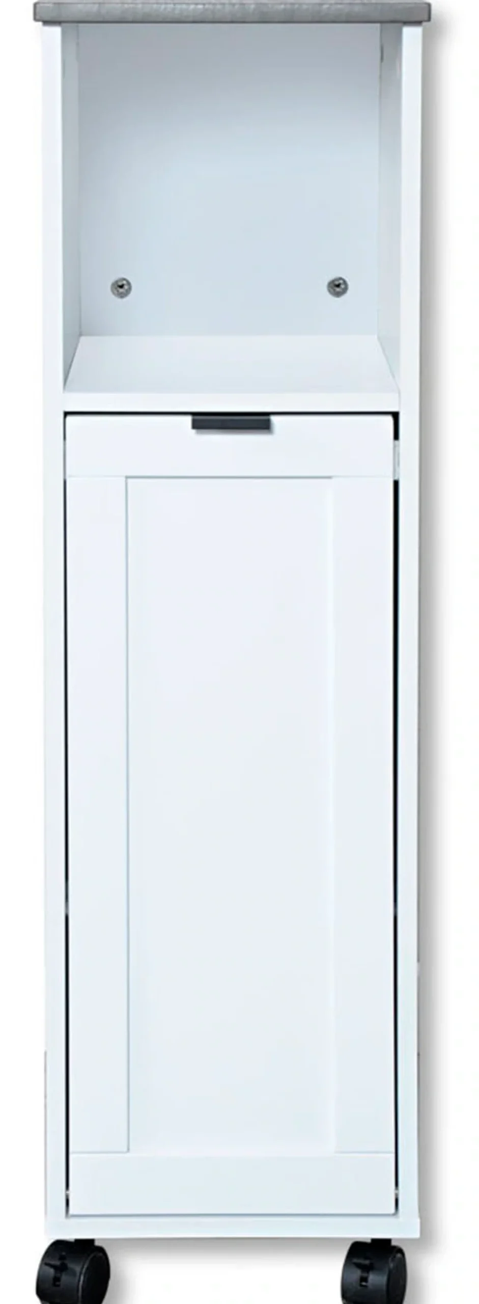 KESPER® Küchenwagen »Nischenregal, weiß, FSC« 1 Stk. tlg. mit 1 Mülleimer