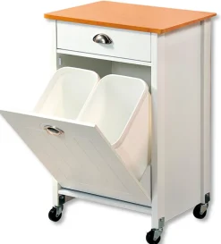 KESPER® Küchenwagen »Rollwagen inkl. Abfalleimer« 1 Stk. tlg. Abfalleimer entnehmbar