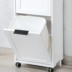 KESPER® Küchenwagen »Rollwagen weiß, FSC« 1 Stk. tlg. inkl.2 Mülleimern